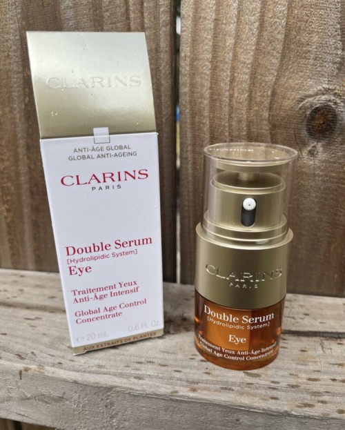 Clarins Double Serum for Eyes 0.6 oz | Global Age Control Concentrate AUTHENTIC