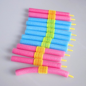 Soft Foam Bendy Hair Curler Rollers For Hair 12pcs/Set Soft Foam Anion Bendy Sponge Hair Rollers Curlers Cling