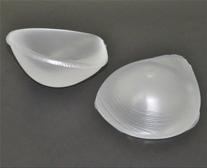 Transparent Pure silicone breast prosthesis one piece silicone breast forms