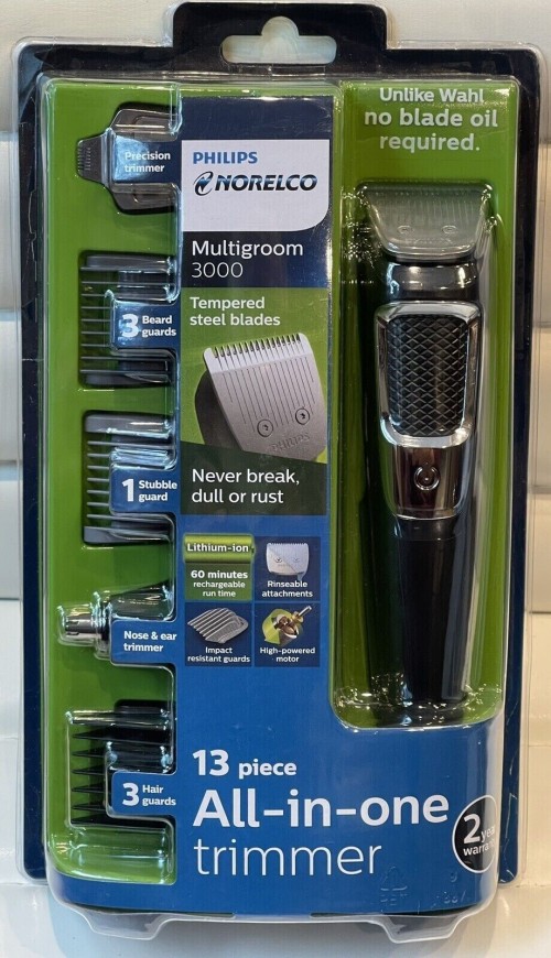 Philips Norelco Multigroomer All In One Trimmer Series 3000 13 Piece