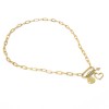 Carabiner Gold Chian Necklace