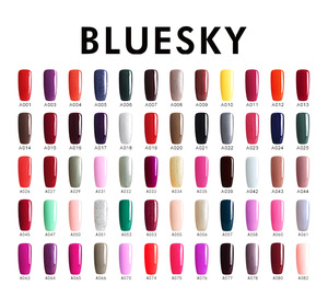 Bluesky beauty care material uv gel polish for nail arts design supplies