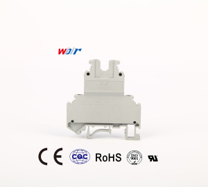 WDIR comized logo UKK5 DIN-Rail Terminal Blocks screw Double deck terminal WUKK5