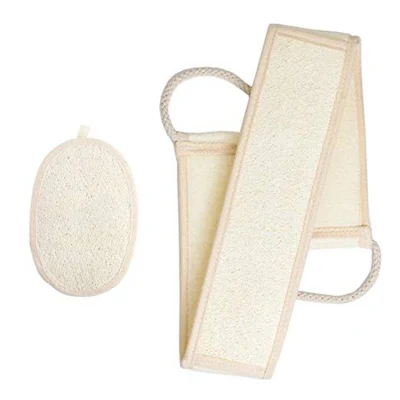 Natural Loofah Brush Exfoliating Bath Back Belt Cleaning Shower Eco Friendly Scrubber Loofah Bath Belt