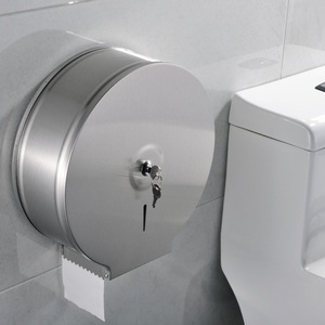 Tissue Paper Jumbo Roll Toilet Roll Holder Stainless Steel Toilet Tissue Dispenser