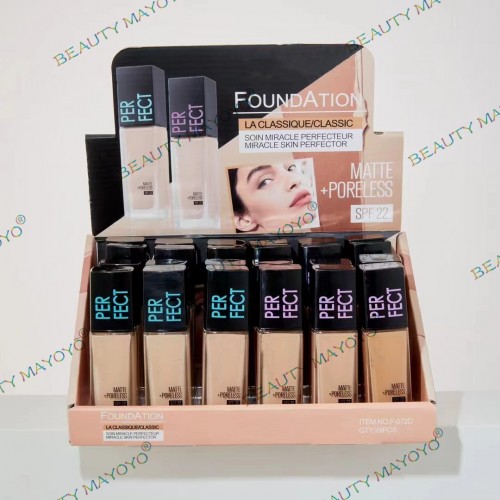 Professional China Cosmetics Factory Wholesale Private Label Long Lasting Waterproof Liquid Foundation For Beauty Face Makeup