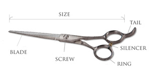 Professional barber stainless hairdressing hair scissor