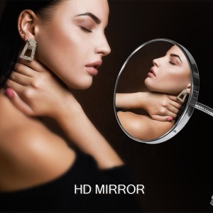 stand 0x flexible free standing led cosmetic mirror