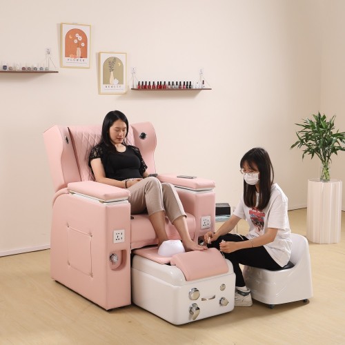 Kingtum Modern Nail Salon Furniture Massage Foot Spa Pedicure Chair for Sale MZ3