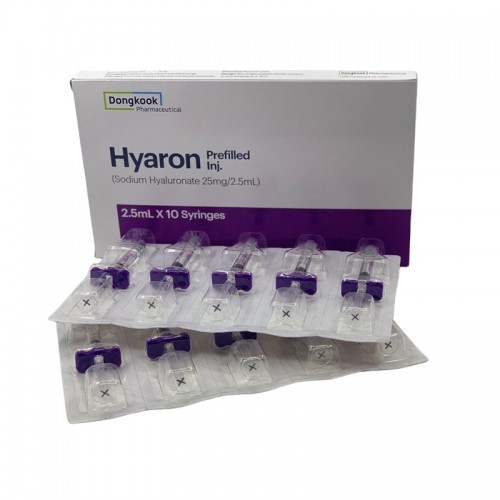 Hyaron Prefilled Injection Dongkook Hyaluronic Skin Booster Hyaron Inj. (2.5ml X 10 Syringes)