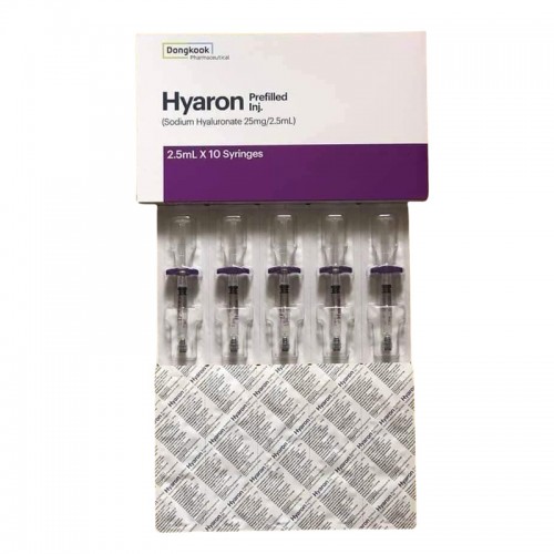 Hyaron Prefilled Injection Dongkook Hyaluronic Skin Booster Hyaron Inj. (2.5ml X 10 Syringes)