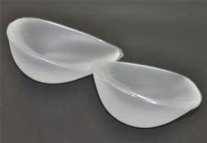 Transparent Pure silicone breast prosthesis one piece silicone breast forms