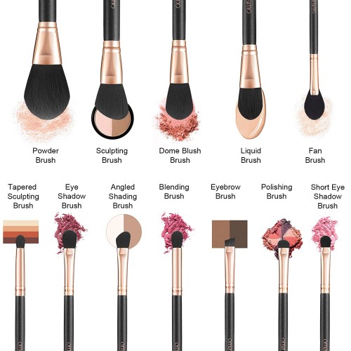 OMANIAC Professional Makeup Brushes Set