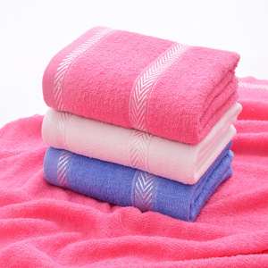 China supply in stock wholesale cheap price big size cotton bath towel