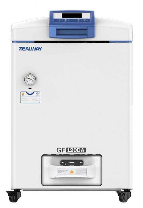 CE-PED certified laboratory equipment sterilizer vertical autoclave with 120L capacity