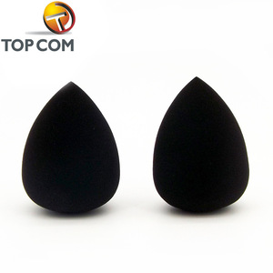 Black drop microfiber natural beauty sponge