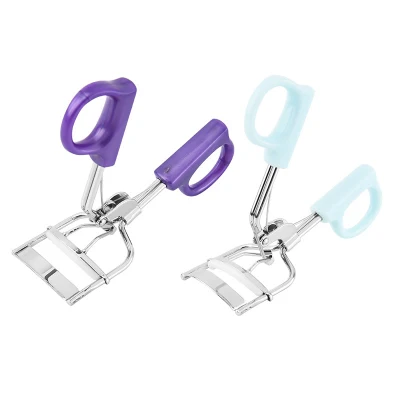 O-060gfactory Wholesale Girls Makeup Tools Plastic Handle Eyelash Curler