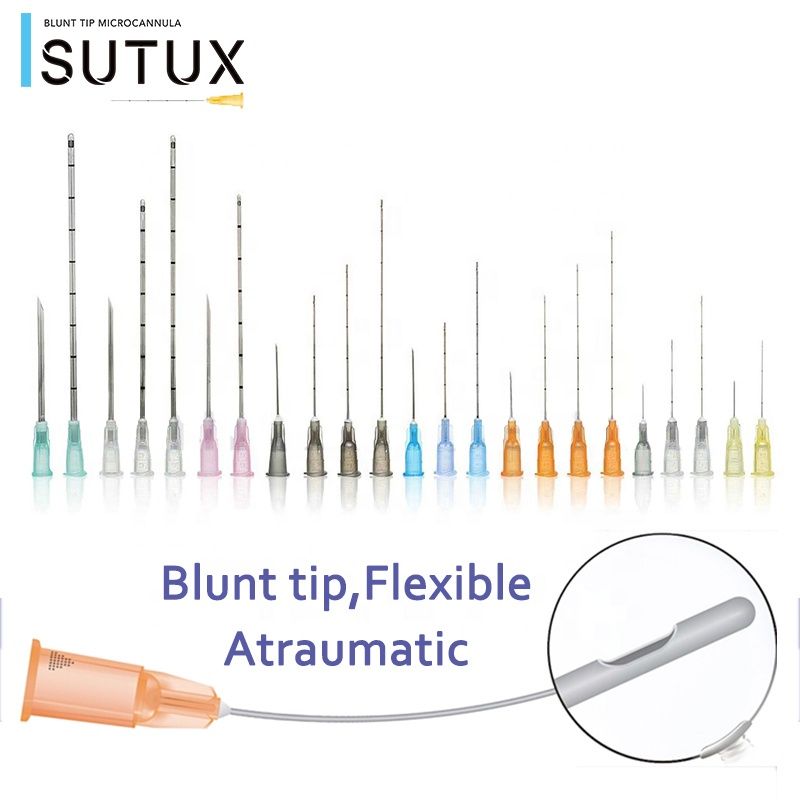 Sutux different Sizes Cannula Needle Dermal Micro Filler Cannula Korean