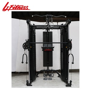 Commercial multi functional trainer power rack gym equipment machine