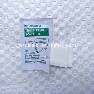 Free Sample No MOQ Custom Logo Disposable Lens Cleaning Wet Wipes