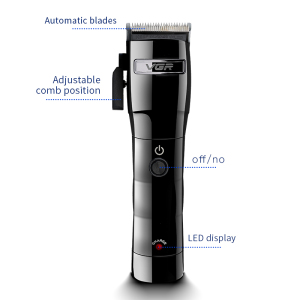 V011 Cordless Rechargeable Hair Trimmer coded Guide Comb Powerful professional hair trimmers VGR