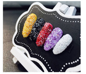 High Quality Colorful 3d Nail Art Decoration Rhinestone Mixed Shiny Diamond DIY Nail Art Supplies