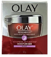 Olay Regenerist Micro-Sculpting Cream, Anti Aging Moisturizer, Night, 1.7 oz