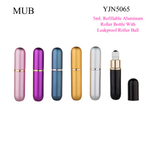 MUB Mini 5ml Refillable Perfume Spray Bottle Aluminum Spray