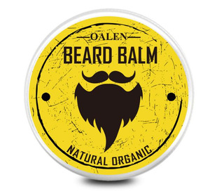 Man beard care balm beard oil brush shaving set