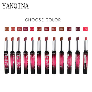 YANQINA wholesale 36H makeup lipstick natural waterproof matte lipstick