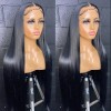 34 Inch Straight Lace Front Brazilian Wigs For Women 13x4 Short Bob Full Hd Transparent Synthetic Hair Wig