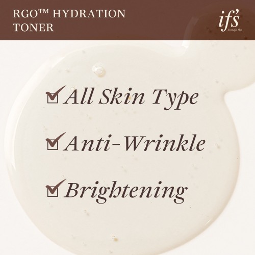 K-BEAUTY Skincare | IF’S Hydration Toner | Skin Texture Improvement | Anti-wrinkle & Brightening with Soothing, Moisturizing, Blemish Care for All Skin Type