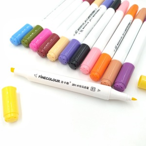 12 Colores Sketch Painting Marker Pen Fineliner Drawing Manga Anime Art  Markers