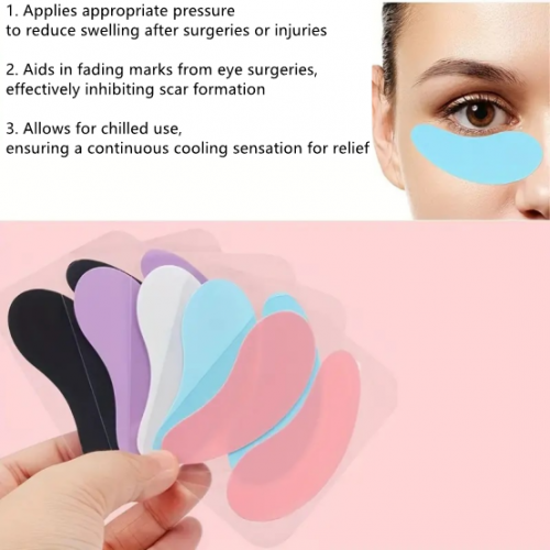 Silicone Gel Eye Patches Collagen Anti-Puffiness Korean Medical Eye Patches Custom Color