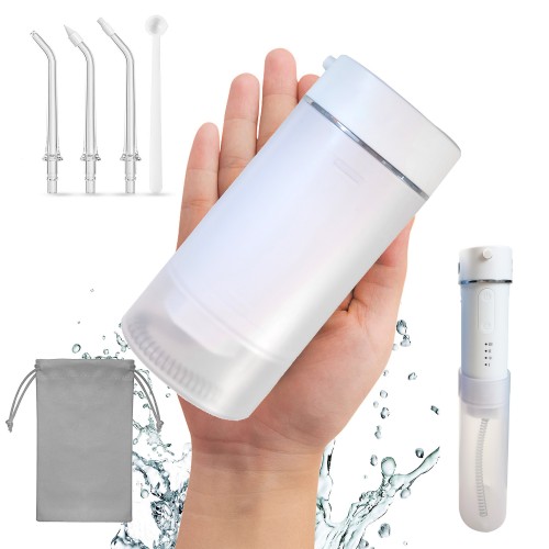 Portable Electrolytic Ozone Water Flosser Rechargable Oral Irrigator Type-C Dental Flosser Ozone Cleaner Ozone Generator