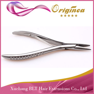 Keratin Hair Extensions Tools Fusion Hair Extension Stainless Steel Pliers