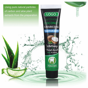 Private label charcoal teeth fresh whitening all natural toothpaste