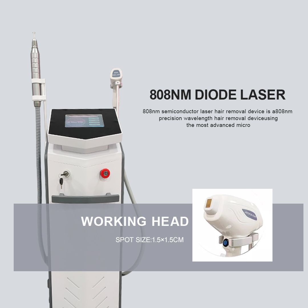 Diode Laser 808 Nm Hair Removal Laser Machine for Body and Face Areas