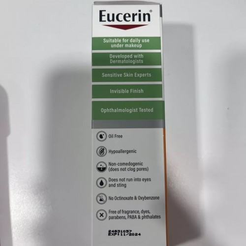 Eucerin Sun Oil Control SPF50+ Dry Touch Gel-Cream Impure and Oily Skin 50ml