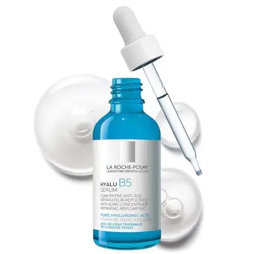 La Roche-Posay Hyalu B5 Pure Hyaluronic Acid Serum for Face, with Vitamin B5, Anti-Aging Serum for Fine Lines and Wrinkles