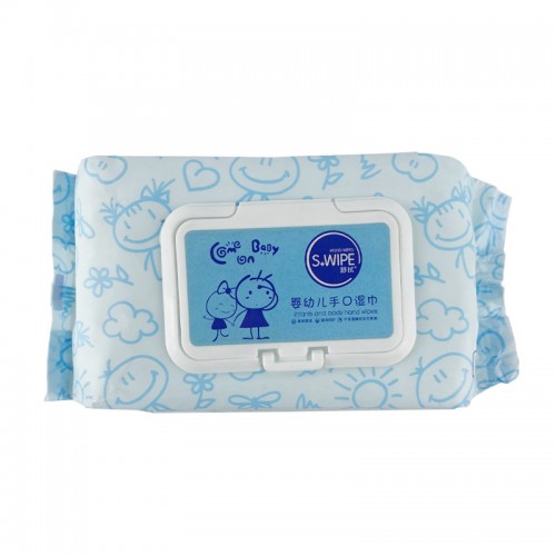 Customized free sample top quality polyester direct tabby disposable baby wet wipes