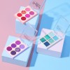 6 Colors Pink Purple Blue Beauty Smoky Matte Eye Shadows Palette