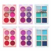 6 Colors Pink Purple Blue Beauty Smoky Matte Eye Shadows Palette