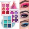 6 Colors Pink Purple Blue Beauty Smoky Matte Eye Shadows Palette