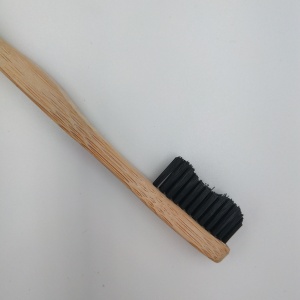 OEM &CE OEM Natural Bamboo Toothbrush With Charcoal Fibre Bristles organizer 100 biodegradable toothbrush