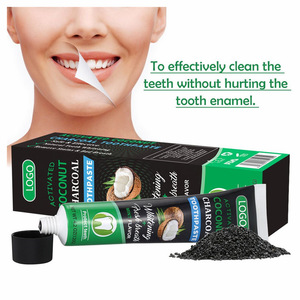 Private label charcoal teeth fresh whitening all natural toothpaste