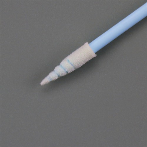 Spiral Tipped Foam Cotton Cleaning Swabs