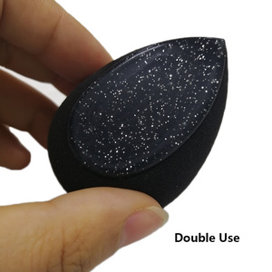 Beauty Make Up Tools Black Powder Puff SIlicone Cosmetic Sponge for Face