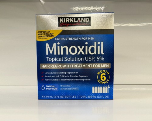 Kirkland Minoxidilling 5% Extra Strength Men Hair Solution 6 Month Supply