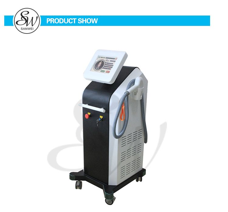 Sanwei skin rejuvenation 808nm hair removal diode laser beauty machine